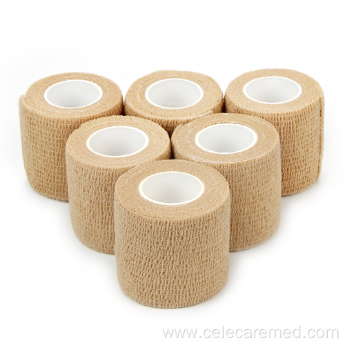 Colored Self-Adhesive Non-Woven Cohesive Bandage